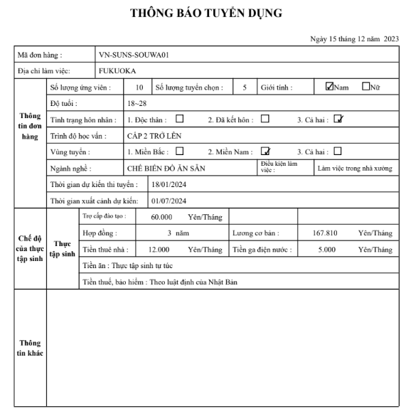 chế biến đồ ăn sẵn tại nhật bản