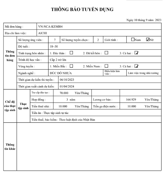 đúc đồ nhựa tại nhật bản