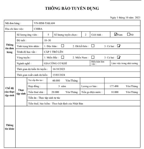 cơ khí tại nhật bản