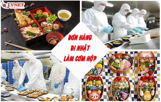 Đi xuất khẩu lao động tại Nhật đơn hàng cơm hộp