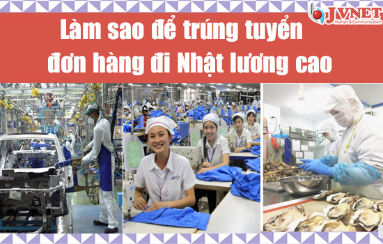 Làm sao để trúng tuyển đơn hàng đi Nhật lương cao -1