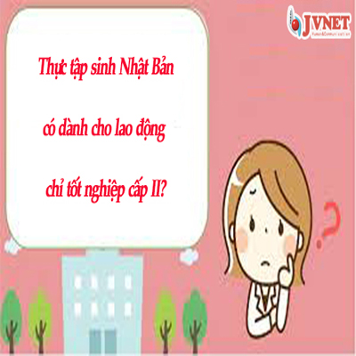 Tốt nghiệp cấp II có tham gia chương trình Thực tập sinh Nhật Bản?